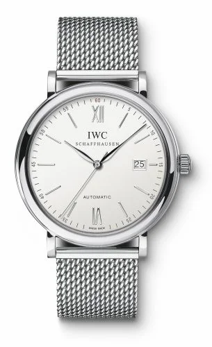 IWC Portofino Automatic Stainless Steel / Silver / Milanese IW3565-05 (3565-05, IW356505)